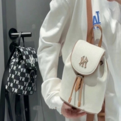 Balo MLB Mini Monogram Jacquard New York Yankees 3ABKS014N-50CRD Màu Kem